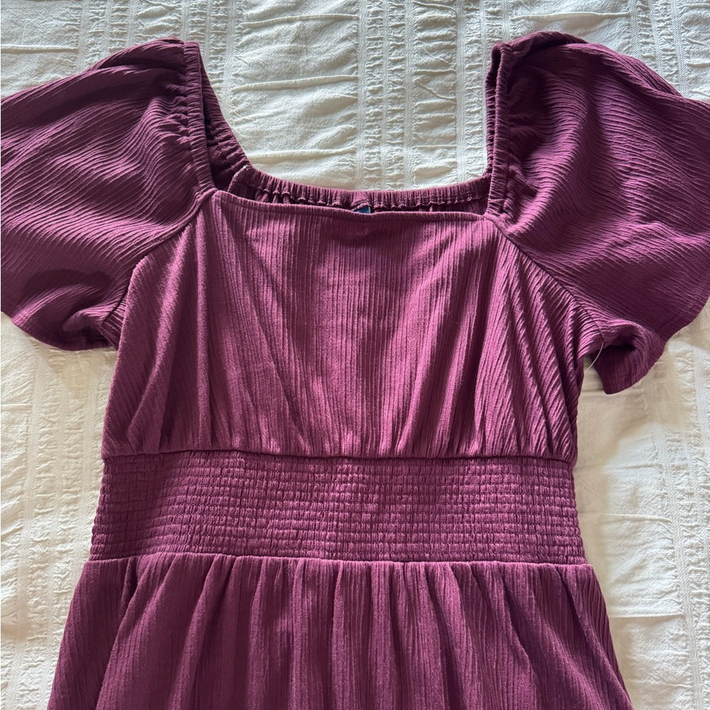 Old Navy Plum Textured Dress